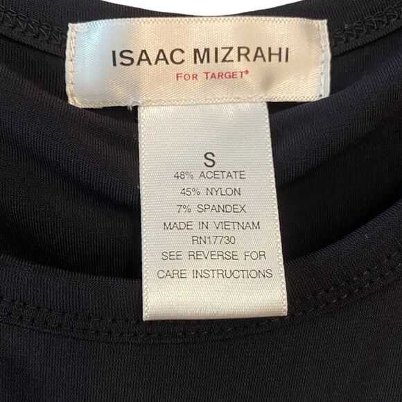 Isaac Mizrahi Sz S Black Fit Flare Tank Style Swing Beach Evening Stretch Dress - Picture 4 of 6